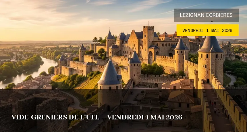 Affiche de l'événement : Vide-greniers de l&rsquo;UFL – Vendredi 1 Mai 2026