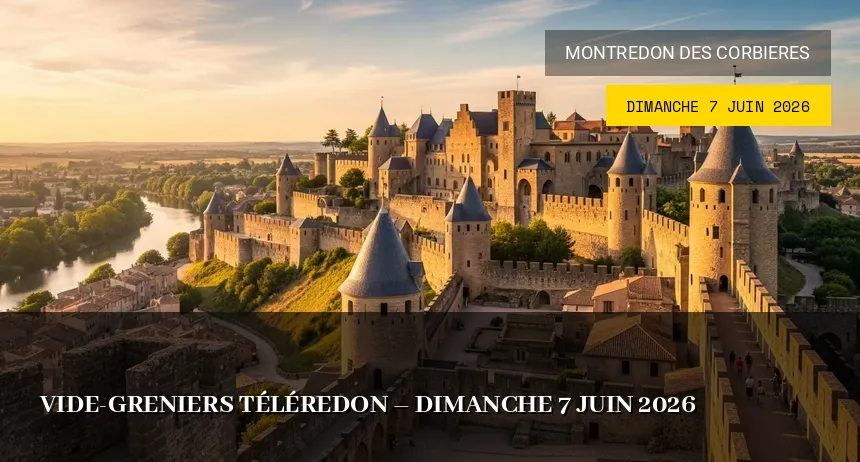 Affiche de l'événement : Vide-greniers Téléredon – Dimanche 7 Juin 2026