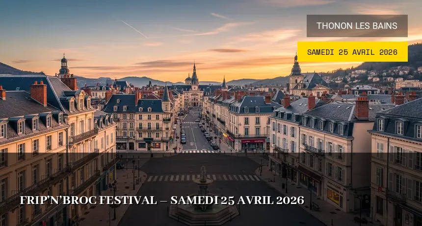 Affiche de l'événement : Frip&rsquo;n&rsquo;Broc Festival – Samedi 25 Avril 2026