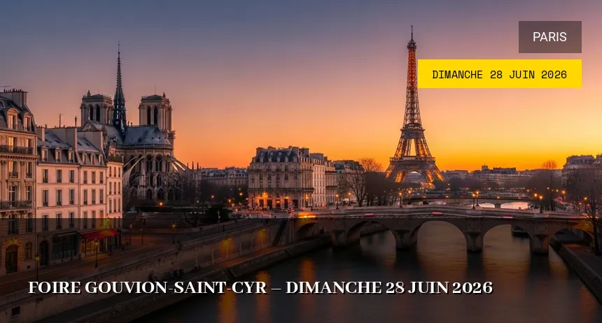 Affiche de l'événement : Foire Gouvion-Saint-Cyr – Dimanche 28 Juin 2026