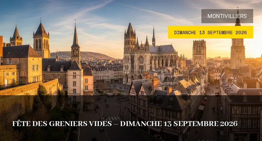 Affiche de l'événement : Fête des Greniers Vides – Dimanche 13 Septembre 2026