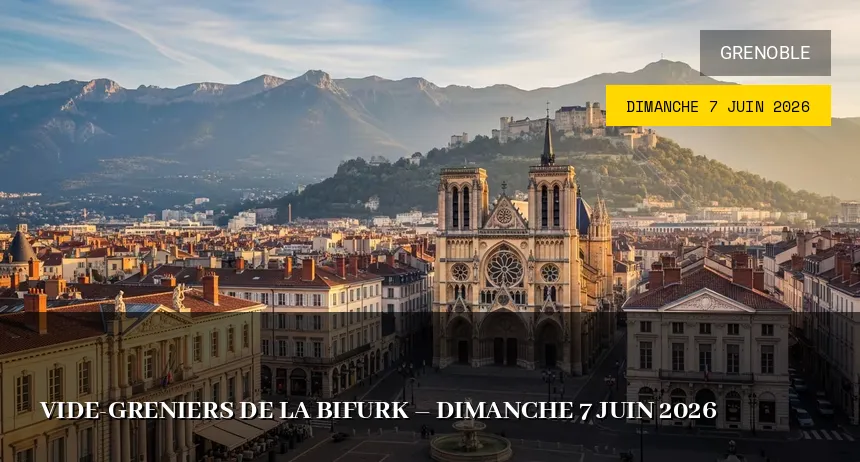 Affiche de l'événement : Vide-greniers de la Bifurk – Dimanche 7 Juin 2026