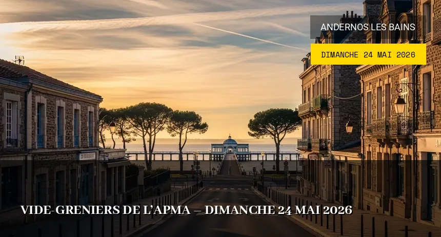 Affiche de l'événement : Vide-greniers de l&rsquo;APMA – Dimanche 24 Mai 2026