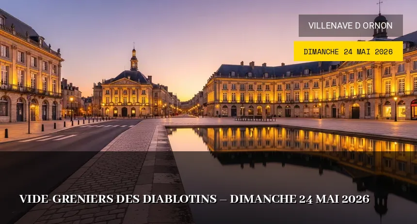 Affiche de l'événement : Vide-greniers des Diablotins – Dimanche 24 Mai 2026