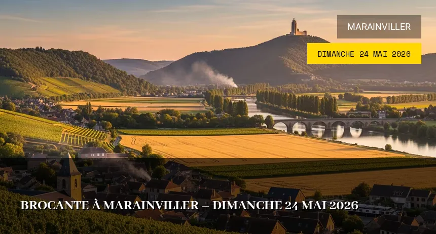 Affiche de l'événement : Brocante à Marainviller – Dimanche 24 Mai 2026