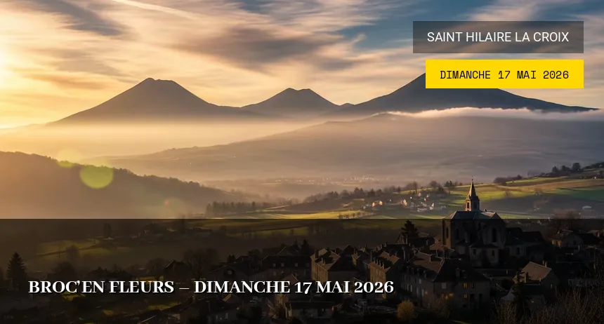 Affiche de l'événement : Broc&rsquo;En Fleurs – Dimanche 17 Mai 2026