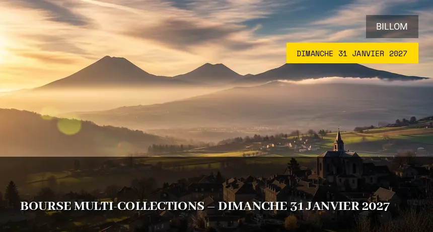 Affiche de l'événement : Bourse Multi-Collections – Dimanche 31 Janvier 2027
