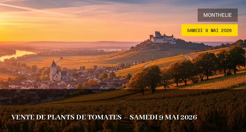 Affiche de l'événement : Vente de Plants de Tomates – Samedi 9 Mai 2026