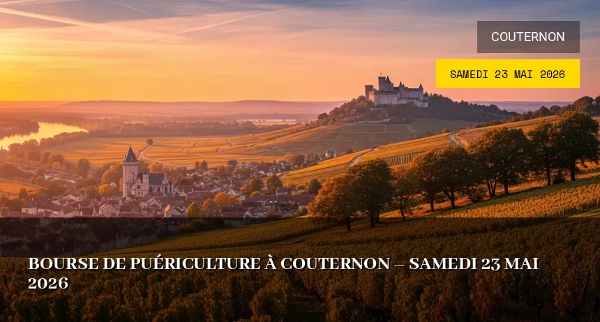 Affiche de l'événement : Bourse de puériculture à Couternon – Samedi 23 Mai 2026