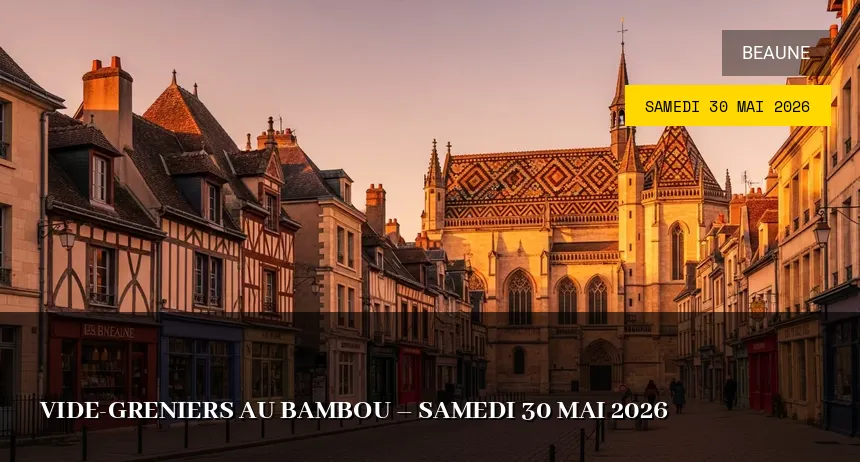 Affiche de l'événement : Vide-greniers au Bambou – Samedi 30 Mai 2026