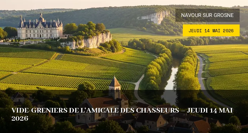 Affiche de l'événement : Vide-greniers de l&rsquo;Amicale des chasseurs – Jeudi 14 Mai 2026