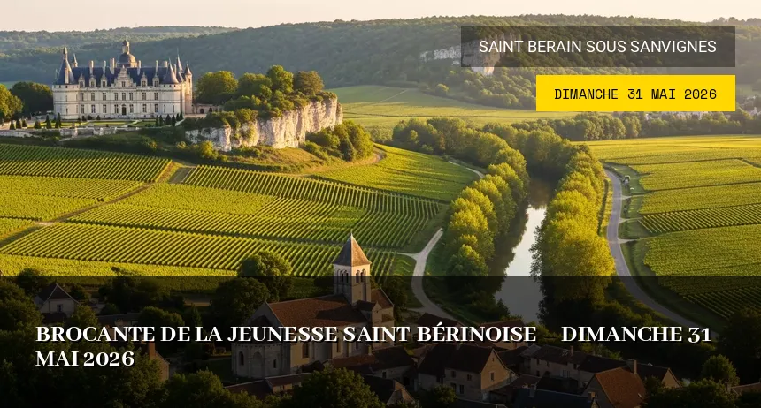 Affiche de l'événement : Brocante de la Jeunesse Saint-Bérinoise – Dimanche 31 Mai 2026