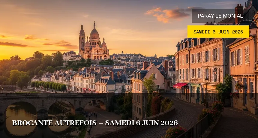 Affiche de l'événement : Brocante Autrefois – Samedi 6 Juin 2026
