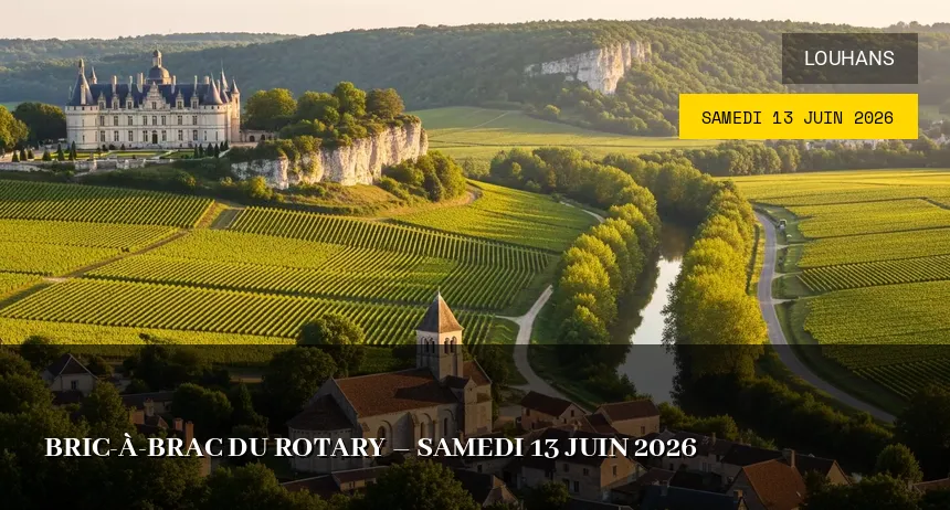 Affiche de l'événement : Bric-à-brac du Rotary – Samedi 13 Juin 2026