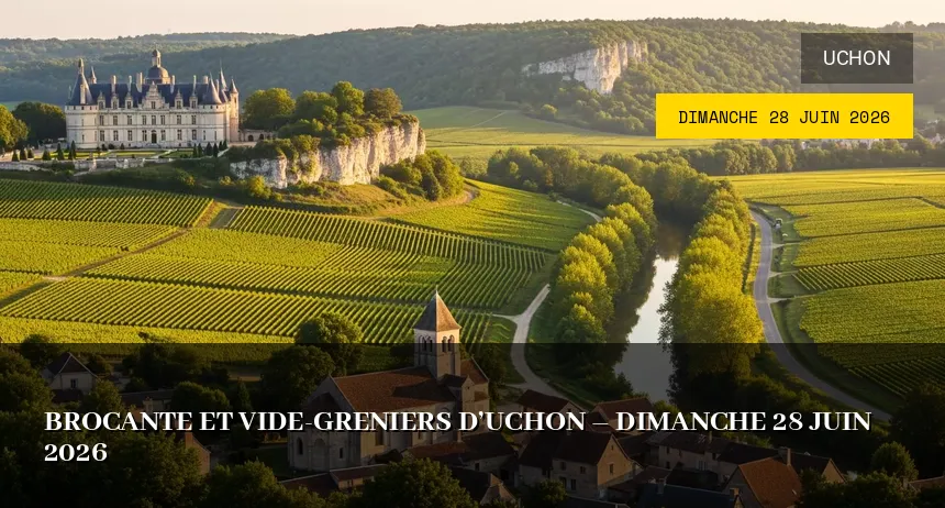 Affiche de l'événement : Brocante et vide-greniers d&rsquo;Uchon – Dimanche 28 Juin 2026