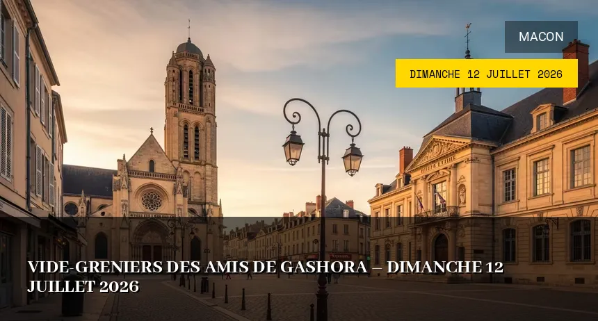Affiche de l'événement : Vide-greniers des Amis de Gashora – Dimanche 12 Juillet 2026