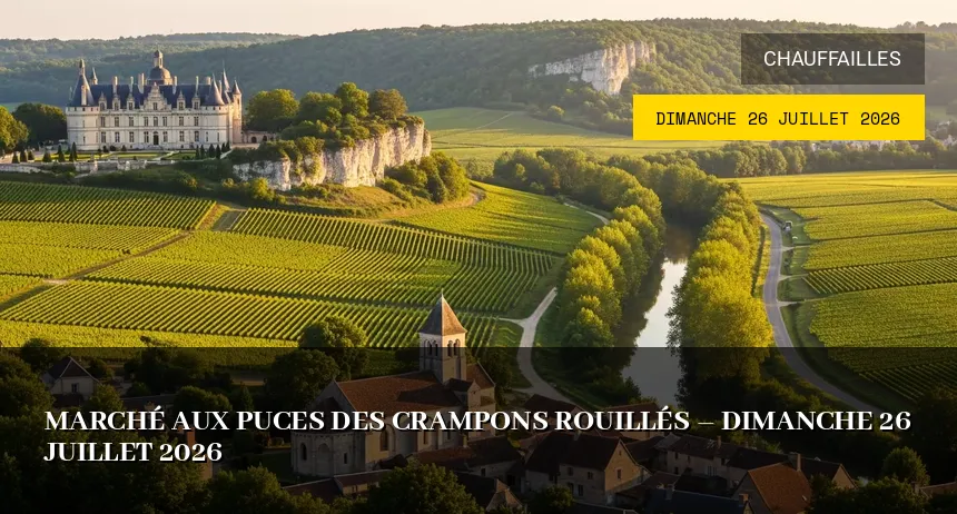 Affiche de l'événement : Marché aux puces des Crampons Rouillés – Dimanche 26 Juillet 2026