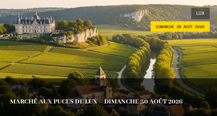 Affiche de l'événement : Marché aux puces de Lux – Dimanche 30 Août 2026