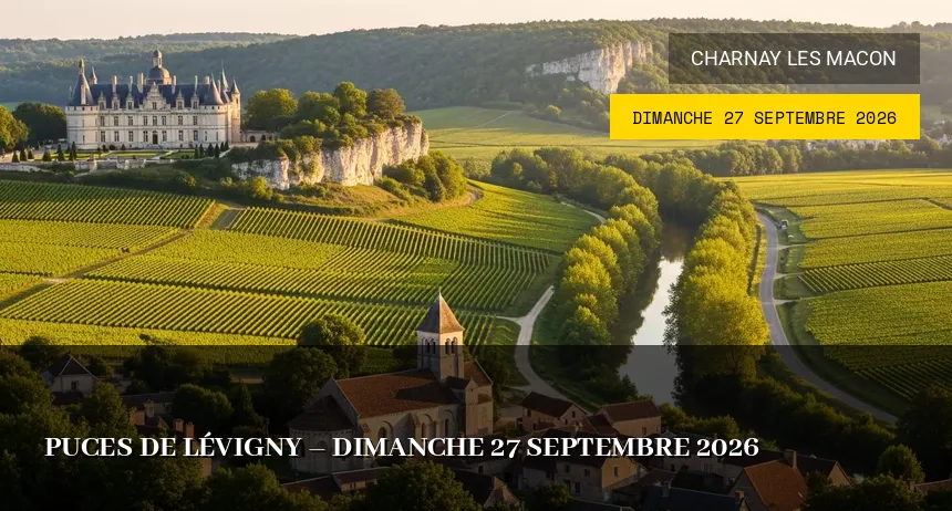 Affiche de l'événement : Puces de Lévigny – Dimanche 27 Septembre 2026