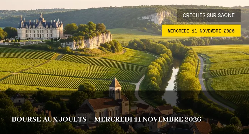 Affiche de l'événement : Bourse aux jouets – Mercredi 11 Novembre 2026
