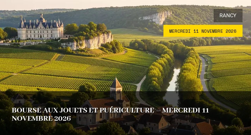 Affiche de l'événement : Bourse aux jouets et puériculture – Mercredi 11 Novembre 2026