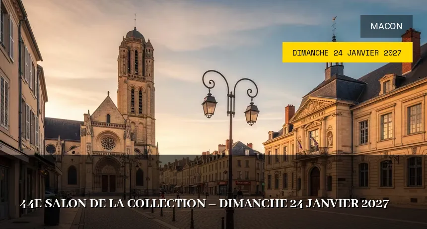 Affiche de l'événement : 44e Salon de la collection – Dimanche 24 Janvier 2027
