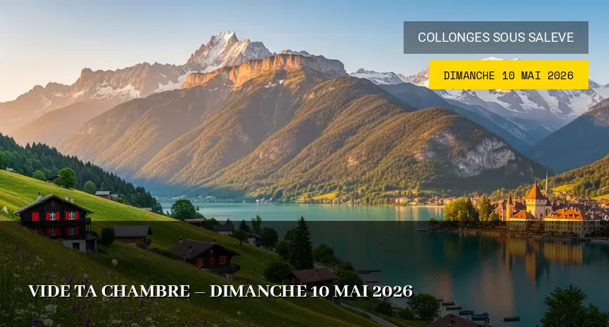 Affiche de l'événement : Vide ta chambre – Dimanche 10 Mai 2026