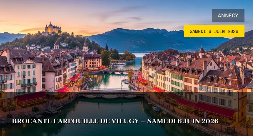Affiche de l'événement : Brocante Farfouille de Vieugy – Samedi 6 Juin 2026