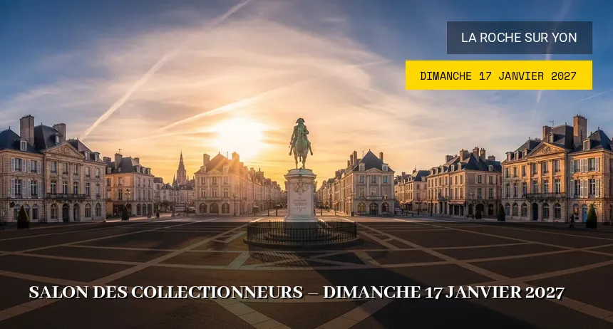 Affiche de l'événement : Salon des collectionneurs – Dimanche 17 Janvier 2027