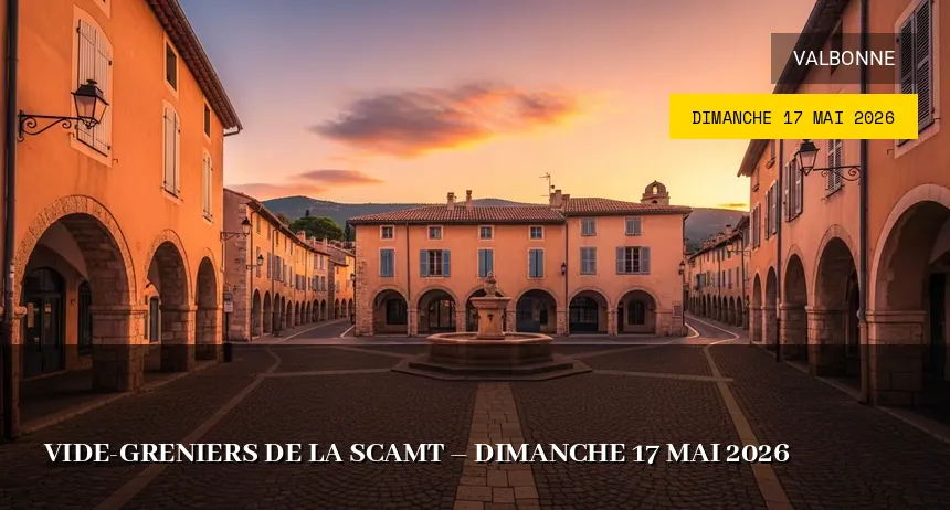 Affiche de l'événement : Vide-greniers de la SCAMT – Dimanche 17 Mai 2026