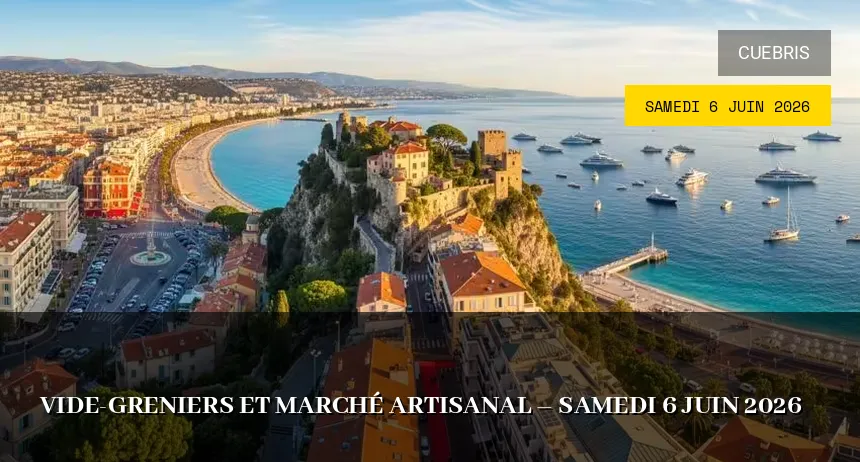 Affiche de l'événement : Vide-greniers et marché artisanal – Samedi 6 Juin 2026