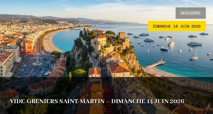 Affiche de l'événement : Vide-greniers Saint-Martin – Dimanche 14 Juin 2026