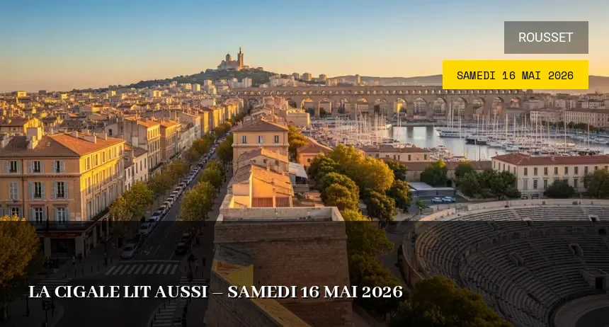 Affiche de l'événement : La Cigale lit aussi – Samedi 16 Mai 2026