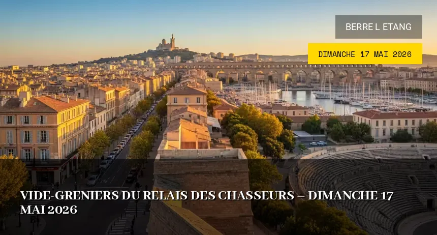 Affiche de l'événement : Vide-greniers du Relais des Chasseurs – Dimanche 17 Mai 2026