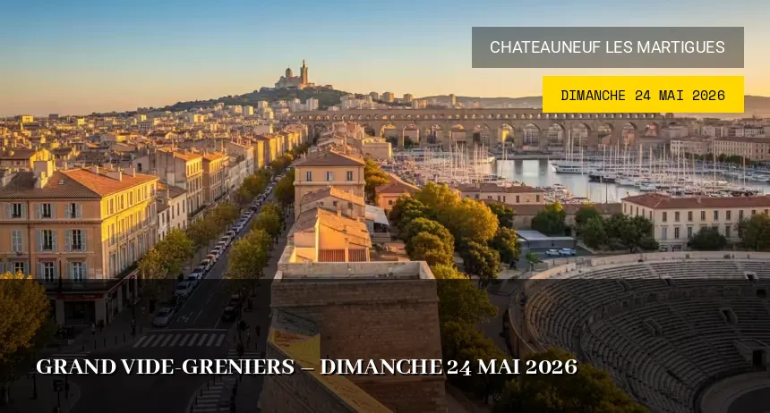 Affiche de l'événement : Grand Vide-greniers – Dimanche 24 Mai 2026