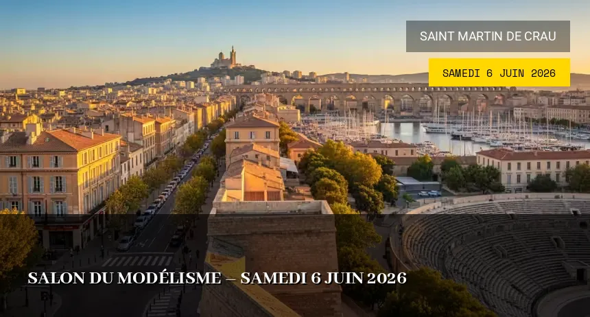 Affiche de l'événement : Salon du modélisme – Samedi 6 Juin 2026