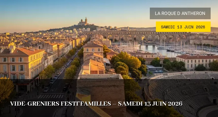 Affiche de l'événement : Vide-greniers Festi&rsquo;familles – Samedi 13 Juin 2026