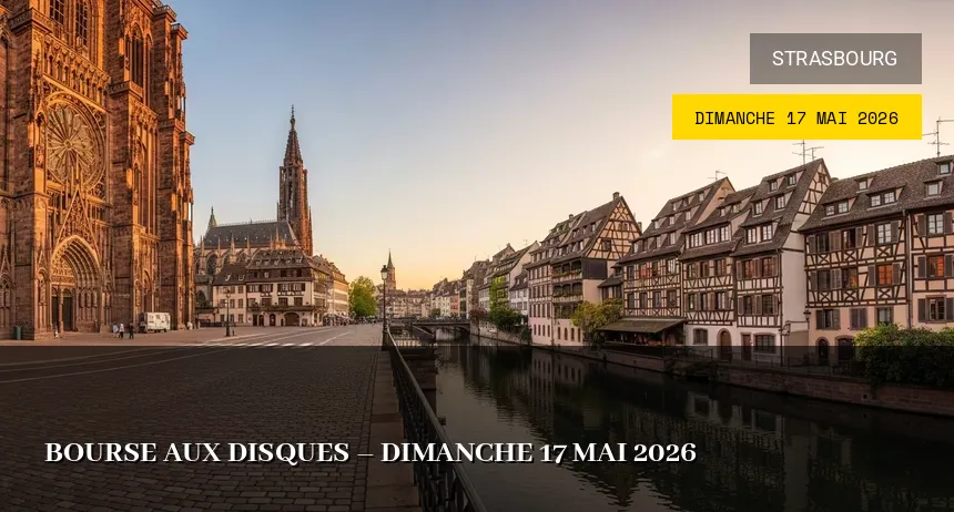 Affiche de l'événement : Bourse aux disques – Dimanche 17 Mai 2026