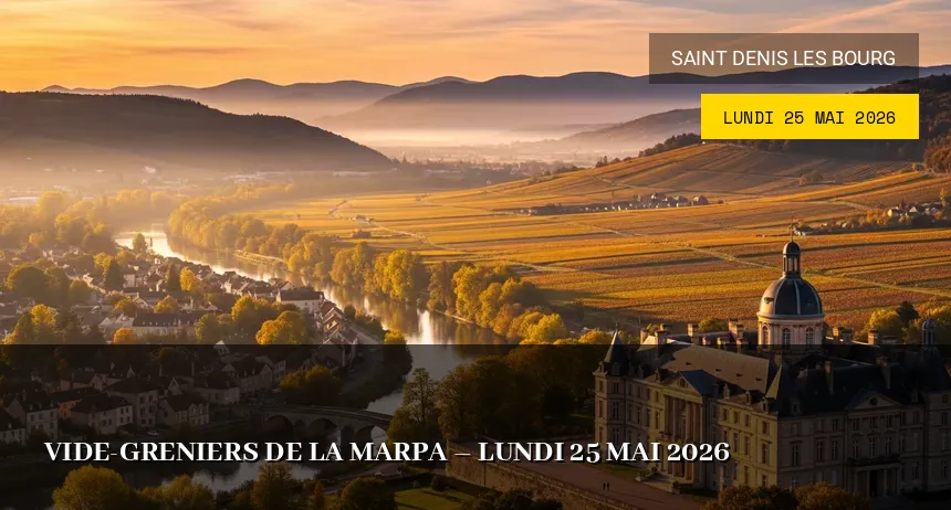 Affiche de l'événement : Vide-greniers de la MARPA – Lundi 25 Mai 2026