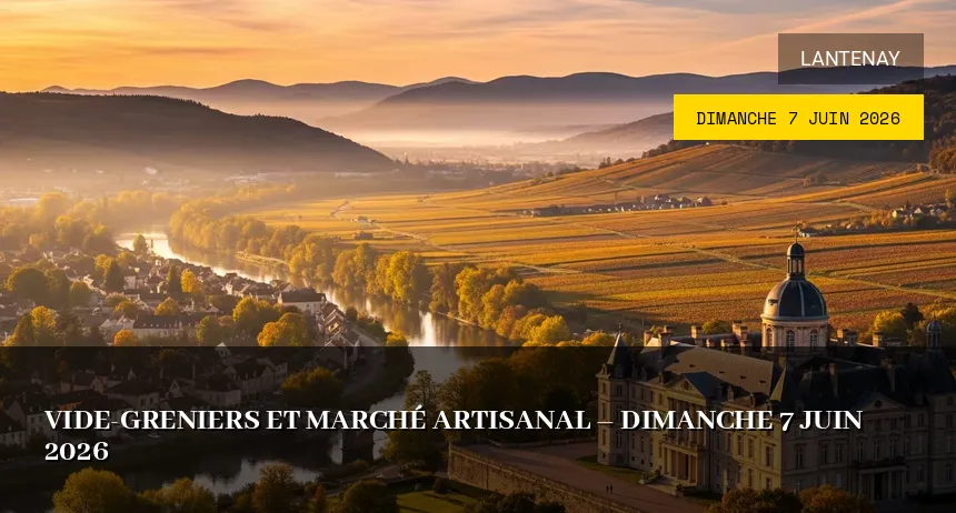 Affiche de l'événement : Vide-greniers et Marché Artisanal – Dimanche 7 Juin 2026