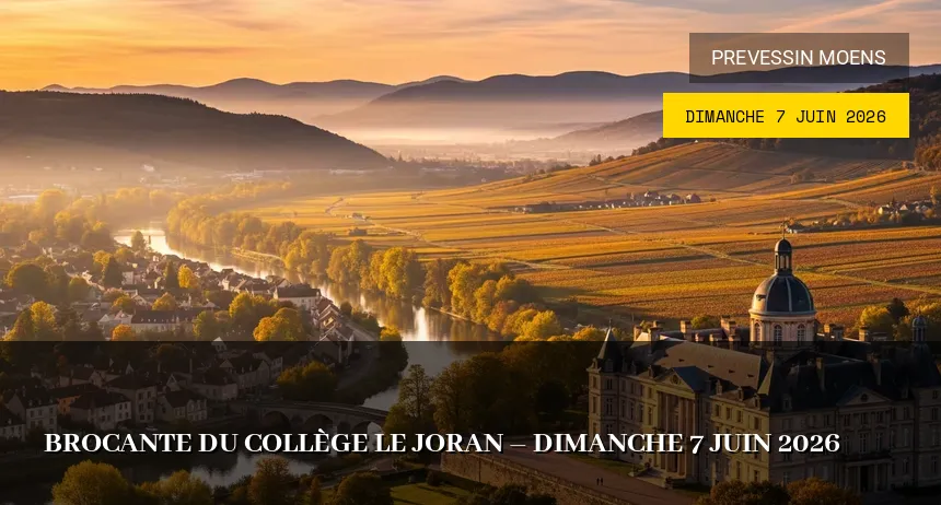 Affiche de l'événement : Brocante du Collège Le Joran – Dimanche 7 Juin 2026