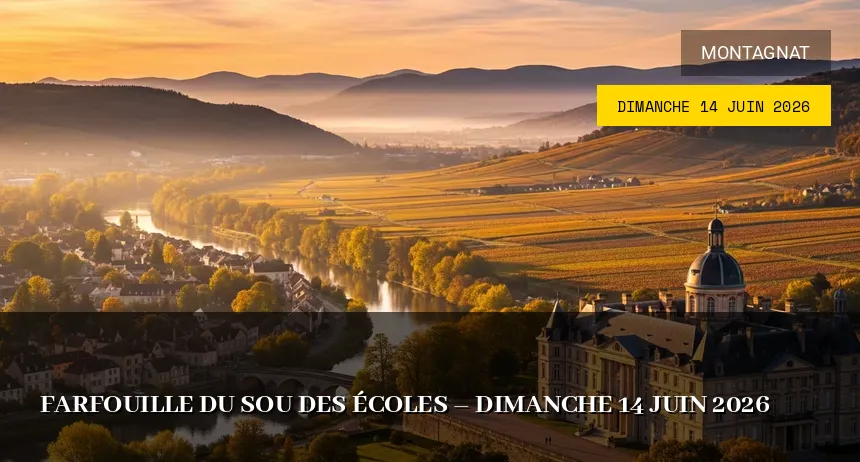 Affiche de l'événement : Farfouille du Sou des Écoles – Dimanche 14 Juin 2026