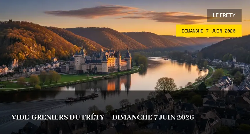 Affiche de l'événement : Vide-greniers du Fréty – Dimanche 7 Juin 2026