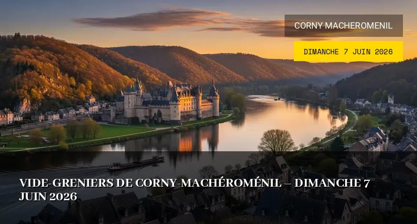 Affiche de l'événement : Vide-greniers de Corny-Machéroménil – Dimanche 7 Juin 2026