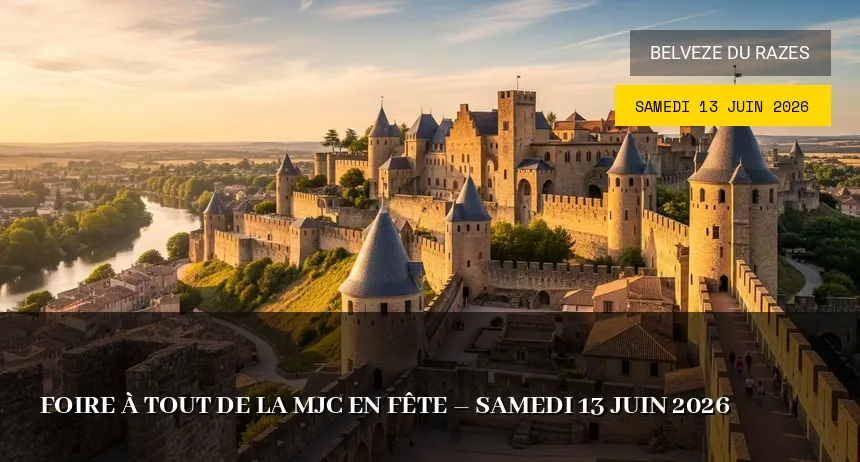 Affiche de l'événement : Foire à tout de la MJC en Fête – Samedi 13 Juin 2026