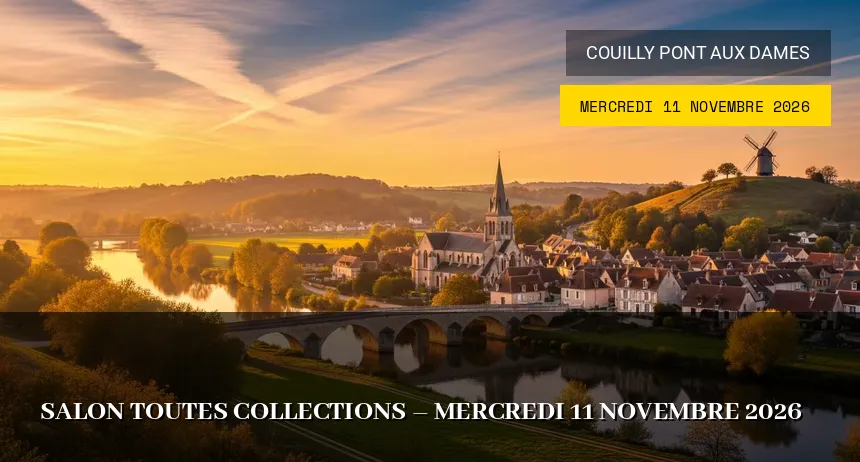 Affiche de l'événement : Salon toutes collections – Mercredi 11 Novembre 2026