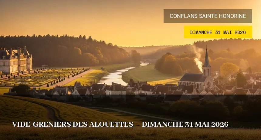 Affiche de l'événement : Vide-greniers des Alouettes – Dimanche 31 Mai 2026