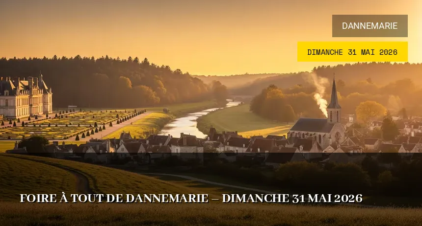 Affiche de l'événement : Foire à tout de Dannemarie – Dimanche 31 Mai 2026