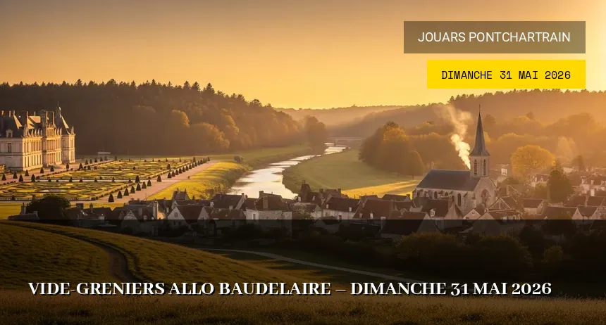 Affiche de l'événement : Vide-greniers Allo Baudelaire – Dimanche 31 Mai 2026