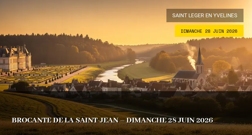 Affiche de l'événement : Brocante de la Saint-Jean – Dimanche 28 Juin 2026